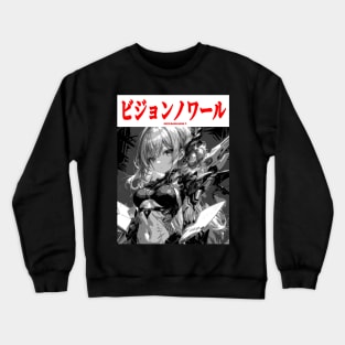 Cyberpunk Cyborg Girl Japanese Vaporwave Urban Aesthetic Crewneck Sweatshirt